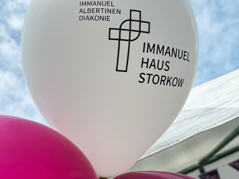 Ballon mit Storkow-Branding Ballon mit Storkow-Branding